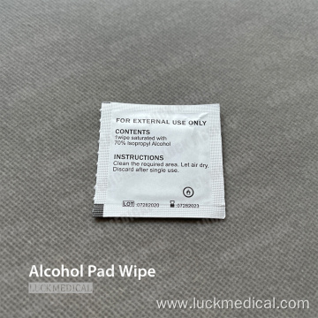 Single Packed Alcohol Wipe Pad